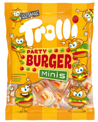 Тролли Мармелад 170г PARTY BURGER MINIS