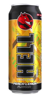 Хелл Энерджи Дринк Напиток б/а 0,5л Тутти-Фрути Персик-Лимон (СИ)