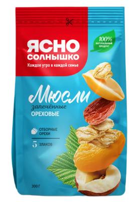 Ясно Солнышко Мюсли 300г Ореховые