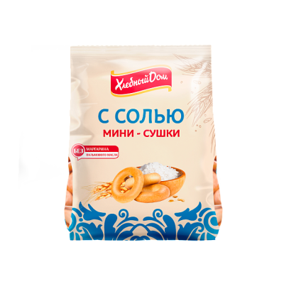 Хлебный дом Сушка Мини 180г с солью