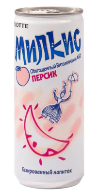 Лотте Напиток б/а 250мл Милкис-Персик