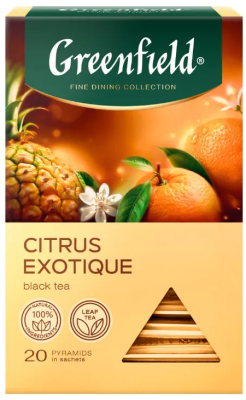 ГринФилд Чай  20пак.Цитрус Экзотик (пирамиды)