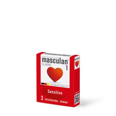 Маскулан Презервативы 1 классик нежные 3 шт нов ш/к