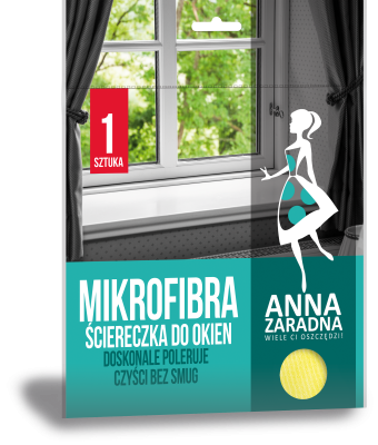 Анна Зарадна Салфетка микрофибра для окон