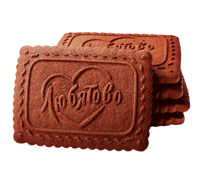 Любятово Печенье сах. Шоколадное вес.