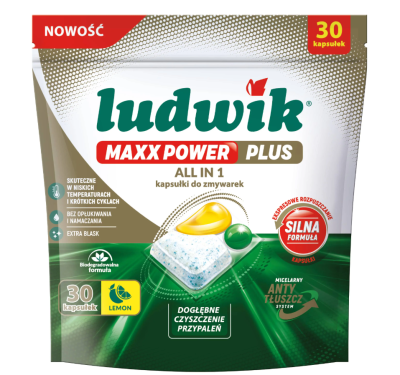 Людвиг Капсулы 30шт MAXX POWER PLUS для ПММ лимон