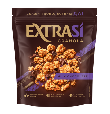Келлогг’с Экстраси Гранола-Мюсли 300г Хрустящая с молочным шоколадом