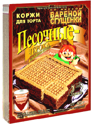 Рыжик-черока Коржи 400г сгущенка новый ш/к