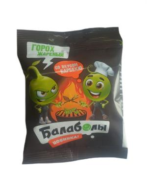 Балаболы Горох жареный 60г со вкусом барбекю