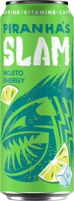 Пираньи Слам Напиток б/а 0,45 Mojito Energy энергетический ж/б