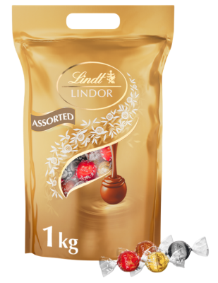 Линдор Конфеты 1000г Ассорти из шоколада