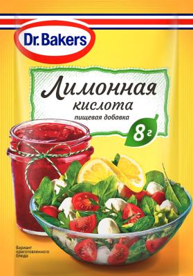 Д-р Бейкерс Лимонная кислота  8г пищевая (мультипак)