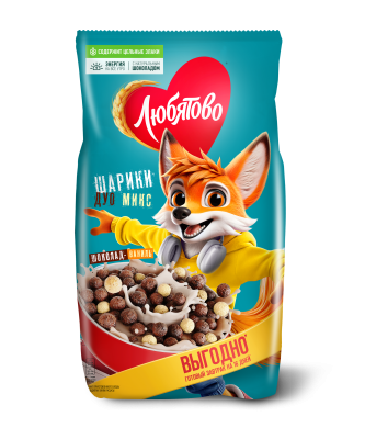 Любятово Шарики шоколадные Дуо Микс 500г