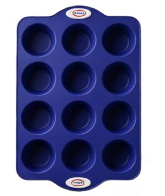 Д-р Бейкерс Форма для выпечки силиконовая прямоугольная 12 ячеек