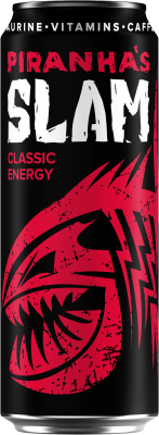 Пираньи Слам Напиток б/а 0,45 Classic Energy энергетический ж/б