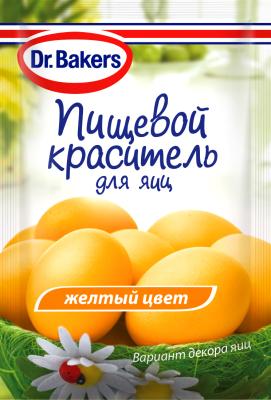 Д-р Бейкерс Пищевой краситель д/яиц 5мл жидкий желтый