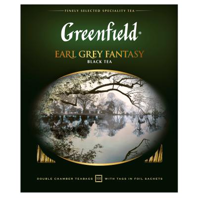 ГринФилд Чай 100пак. Earl Grey Fantasy черн.