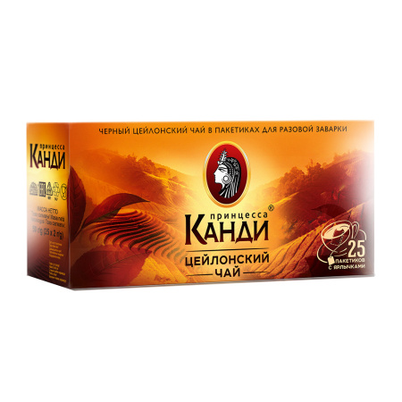 Канди Чай  25пак. Цейлонский черн.