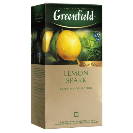 ГринФилд Чай  25пак. Lemon Spark
