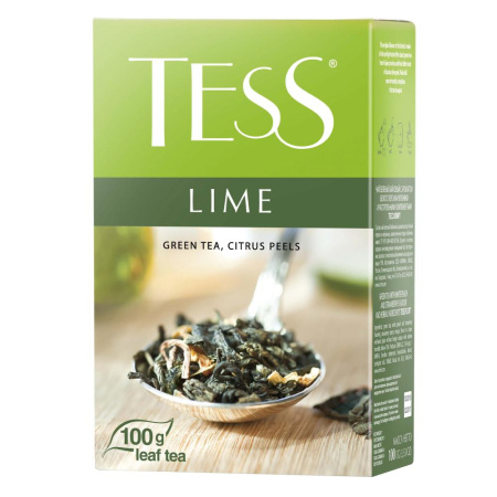 Тесс Чай 100г Lime, green tea