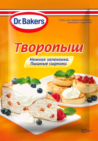 Д-р Бейкерс Смесь Творопыш 60г д/твор. пирогов и запеканок