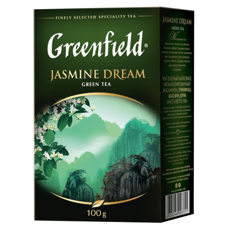 ГринФилд Чай 100г Jasmin Dream зелен.