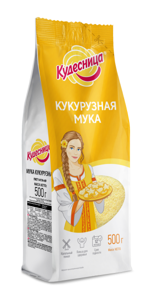 Кудесница Мука 500г кукурузная