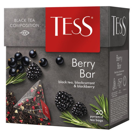 Тесс Чай  20пак. Berry Bar  (пирамида)