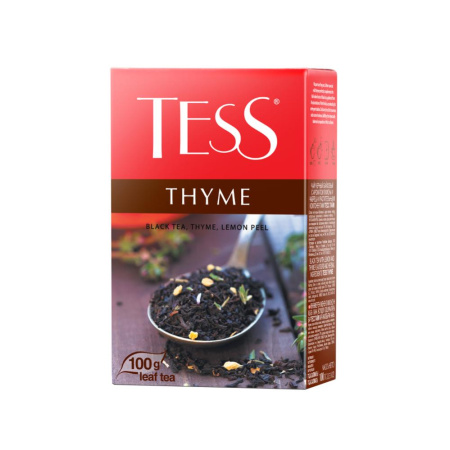 Тесс Чай 100г Thyme, black tea