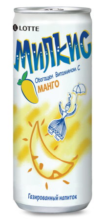 Лотте Напиток б/а 250мл Милкис-Манго