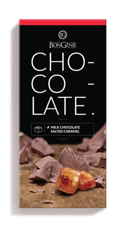 Бонжени Шоколад 85г молочный Соленая карамель