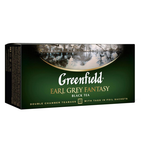 ГринФилд Чай  25пак. Earl Grey Fantasy черн.