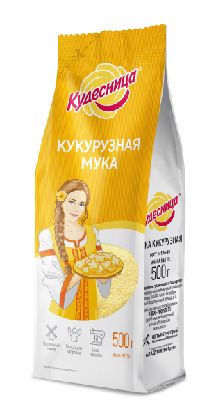 Кудесница Мука 500г кукурузная