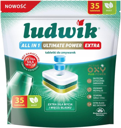 Людвиг Таблетки 35шт All in one Ultimate Power Extra Mint для ПММ