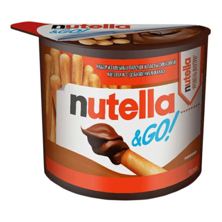 Нутелла Паста  52г Nutella & Go ореховая с хлебными палочками